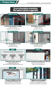 Slim hồ sơ nhôm kính Swing cửa từ Chất lượng nhôm hồ sơ cho cửa 4010 cửa khuôn cửa hồ sơ hệ thống hoàn hảo - Product Image 5