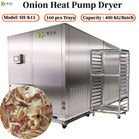Sèche-linge à pompe à chaleur écoénergétique SH-K15, 400 kg/lot |   Système commercial en acier inoxydable pour le traitement des oignons et des légumes