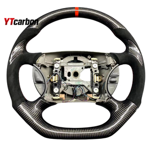 Volant de direction en fibre de carbone véritable personnalisé de style course pour Ford F150 SVT <span class=keywords><strong>Lightning</strong></span> 97-03, pièces automobiles, accessoires intérieurs de voiture, YTcarbon - Product Image 6