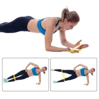 Juego de 5 Bandas de Resistencia de Látex para Yoga, Ejercicios de Estiramiento, Entrenamiento de Fuerza, de Extra Ligero a Extra Pesado, 600*50mm