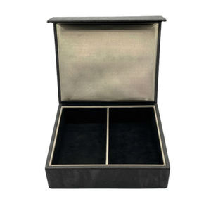 Boîte de blocage de signaux RFID <span class=keywords><strong>double</strong></span> couche Boîte de Faraday en cuir pour clés de voiture avec fermeture magnétique - Product Image 4