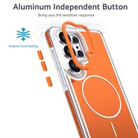 Étui de téléphone magnétique robuste pour Samsung Galaxy S25 Ultra, double couche, antichoc, protection robuste, coque de téléphone mobile