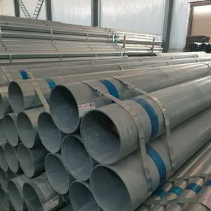 Greenhouse Building Thin Wall Pre Galvanized Round Carbon Steel Pipe / Zinc Tube/ Tubo