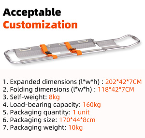 MAN Transfer Ambulancia Camilla Equipo Columna vertebral flotante Plegable Camilla De Rescate Camillas Scoop Camilla - Product Image 2