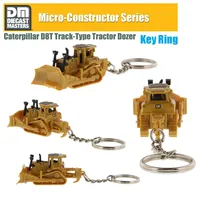 NOUVEAU Porte-clés Mini Tracteur Bulldozer Camion Modèle Diecast pour Collection Cadeau 700 D8T E320 950M