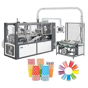 ماكينة تصنيع منتجات ورقية عالية السرعة للبيع المباشر من المصنع، ماكينة تصنيع أوعية ورقية للبيع بسعر رخيص
