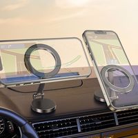 Support de téléphone rotatif à 360 degrés de bonne qualité, utilisation à domicile, sur le bureau, en voiture, en alliage d'aluminium, support magnétique pour téléphone portable pour iPhone