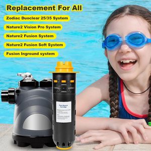 Filtre minéral de remplacement jaune W28000-W28002 pour <span class=keywords><strong>Nature2</strong></span> Duoclear 25 35, adapté aux piscines de 3,5 k gallons - Product Image 5