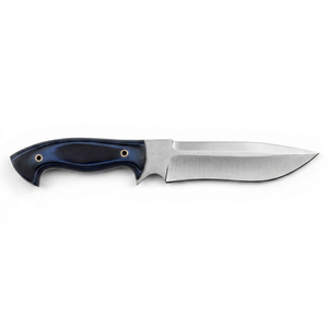 Herramienta Utilitaria Recurvada de Acero Satinado de Alta Resistencia y Precisión con Mango Contorneado de Compuesto G10 Azul - Product Image 1