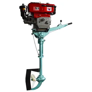 Động cơ diesel làm mát bằng nước 10 mã lực khởi động bằng Tay Kết Hợp Máy treo bột giấy Mòng Biển nguyên bản.