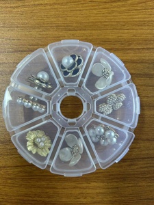 高級 フローラル ジェム スカーフ ショール クリップ ギフト ムスリム ヒジャブ ピン レディース スカーフ ブローチ マグネット ピン - Product Image 5