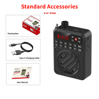 Radio portable AM/FM multibandes mini de poche avec lecteur MP3 et batterie pour une écoute nomade
