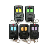 Télécommande automatique à 2 boutons avec couvercle coulissant, code roulant multifréquence, portée 100m