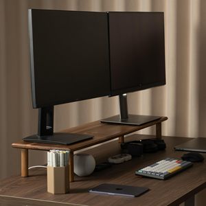 <span class=keywords><strong>Supporto</strong></span> <span class=keywords><strong>per</strong></span> <span class=keywords><strong>Monitor</strong></span> in Legno di Acacia, Stand <span class=keywords><strong>per</strong></span> <span class=keywords><strong>Scrivania</strong></span> in Legno, <span class=keywords><strong>Supporto</strong></span> TV Resistente fino a 130 Libbre - Product Image 2