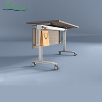 Table de formation pliable et empilable en fer, réglable en hauteur, idéale pour les salles de classe, les bureaux, les salles de formation et les salles de réunion – Offre Spéciale