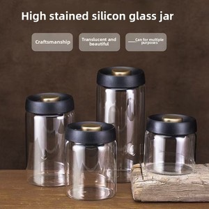 Sáng Tạo Thủy Tinh Đa-Sử Dụng Lưu Trữ Jar Chân Không Thực Phẩm Container Cho Các Loại Hạt Gạo Gia Vị Canning Jar Lưu Trữ Hộp Cho Nhà Bếp Sử Dụng - Product Image 5