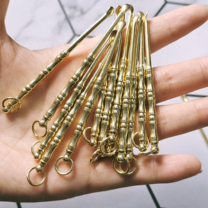 Curettes d'oreille en alliage de bambou, styles neufs et anciens, vente en gros. - Product Image 2