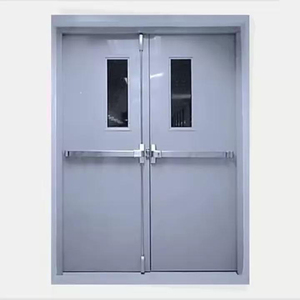 Fire-Resistant Glass Safety Access <strong>Door</strong> 1-3 Hours Fire-Rated Metal <strong>Door</strong> Modern Style Steel Fire <strong>Door</strong> Interior Hotels Schools - Product Image 2