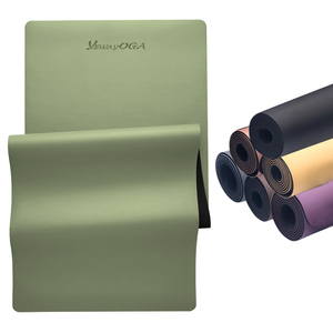 Esterilla de goma para yoga Respetuoso con el medio ambiente Etiqueta privada Yoga mate Cuero natural Pu Goma Esterilla de yoga Logotipo personalizado - Product Image 5