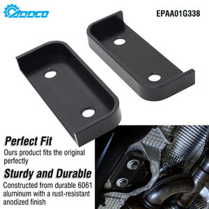 ADDCO - EPMAN Cache d'alignement du palier central d'arbre de transmission pour VW Golf 7/8 R <span class=keywords><strong>Arteon</strong></span> R Audi S3 RS3, Kit noir anodisé EPAA01G338 - Product Image 4