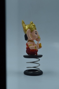 Estatua de Plástico de Shree Ganesh Skin Fun Spring para Decoración de Escritorio en Casa u Oficina, Regalo de Primera Calidad - Product Image 6