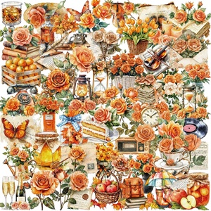 Hochwertige Retro-Stil Dekorative Papieraufkleber Vintage Briefmarken-Set für Scrapbooking und Journaling - Product Image 4