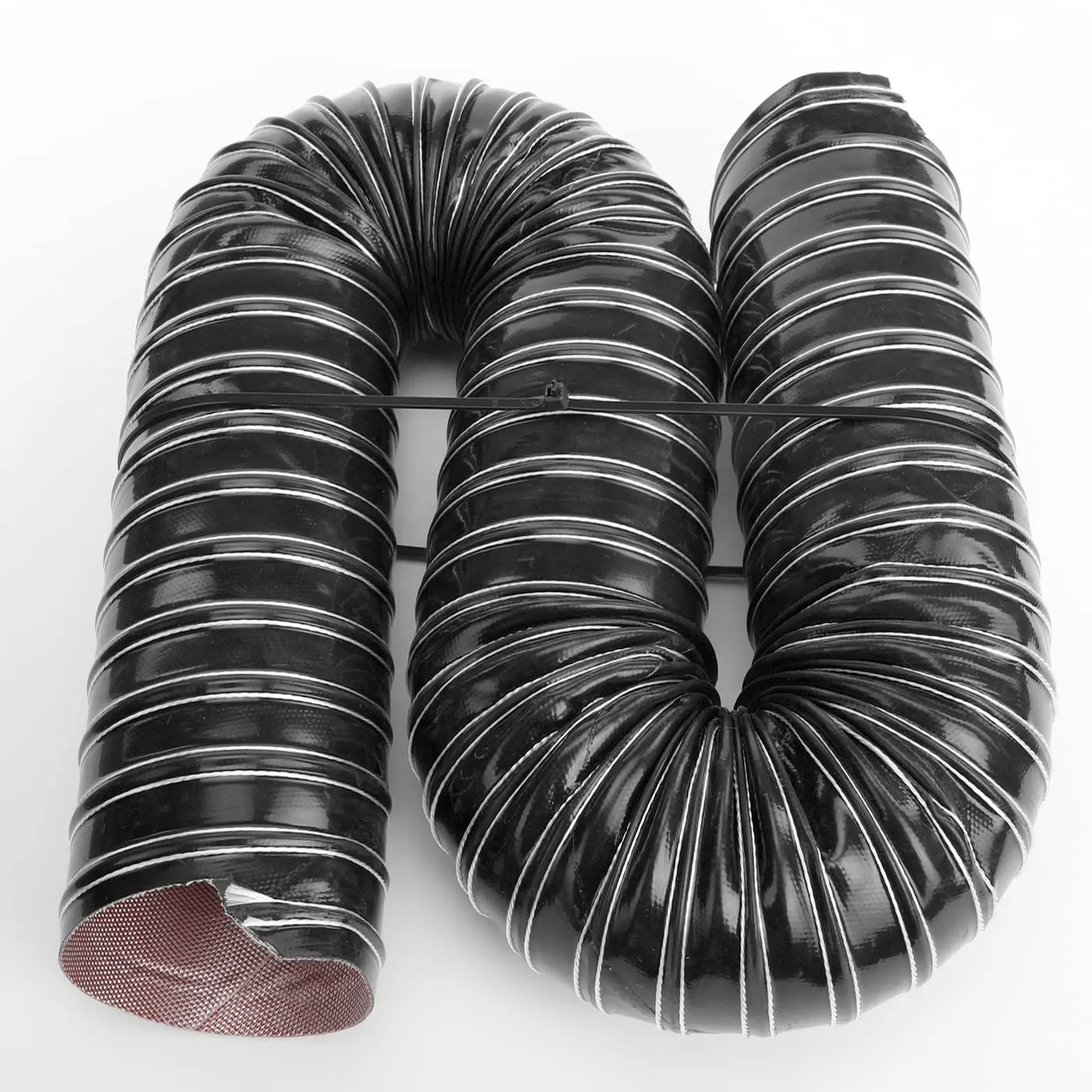 Manguera de conducto de silicona flexible 3 "4" Conducto de aire Tubo recubierto de silicona de alta temperatura