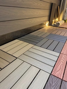 Dalles de <span class=keywords><strong>terrasse</strong></span> WPC emboîtables économiques pour extérieur, balcon, jardin, <span class=keywords><strong>terrasse</strong></span>, en <span class=keywords><strong>bois</strong></span> composite, à assembler soi-même - Product Image 3