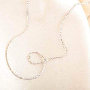 Chaîne de collier fine en acier inoxydable style S, bijoux scintillants de haute qualité, cadeau unisexe - Product Image 4