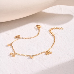 Trendy Vintage Casual/Sporty Stainless Steel Gold <b>Rope</b> <b>Chain</b> Bangle for Women Anniversary - Product Image 5