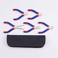 Kit de 5 pinces en acier Cr-V : Pince à bec long, Pince coupante diagonale, Pince à joint rainuré, Pince à joint coulissant, Pince de mécanicien – Vente directe usine