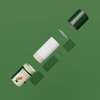 Vente en gros de contenants cosmétiques d'emballage en papier biodégradable Tube en papier torsadé pour bâton déodorant écologique