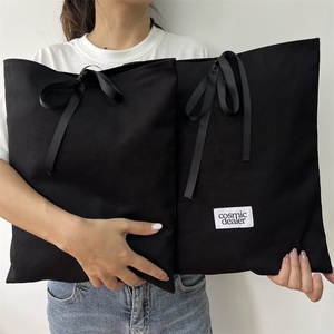 BSCI Wholesale Fabric Storage Custom Shape Women Brand Ladies Packaging <b>Gift</b> Dust Cotton <b>Envelope</b> Bag Pouch for Handbags - Product Image 1