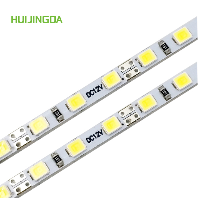 Dc12V 120LEDs/m Ultra-Thin 2835 LED Rigid Strip Light Bar 4mm PCB 1m Length Warm White Color