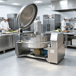 Low Noise Variable Frequency <strong>Stirrer</strong> Insulated Thermal <strong>Pot</strong> Commercial Catering Processing Machine Steam Jacketed Cooking Mixer - Product Image 3