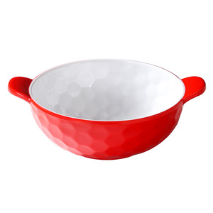 Vaisselle spéciale de la boutique de desserts Xiangyuan Meimei : Assiettes imitation porcelaine pour frites, assiettes pour snacks frits, smoothies glacés - Product Image 5