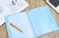 Fabricant professionnel classeur perforé de haute qualité taille B5 réutilisable bureau Durable 26 trous reliure à anneaux