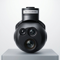 Caméra stabilisée à 2 axes S070TA avec triple objectif, 252g, légère, zoom 7x, charge utile pour drone, pour inspection extérieure et de lignes électriques