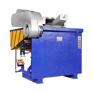 Cheap Hydraulic 3 Ton Medium Frequency Aluminum Melting Durable Furnace Steel Shell Crucible Copper Melt Induction Furnace