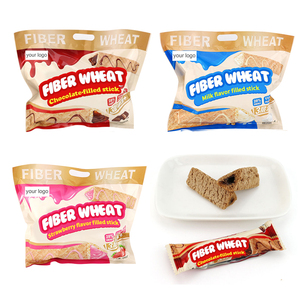 OEM bán buôn tùy chỉnh Halal đồ ăn nhẹ Mini giòn tam giác sợi lúa mì Wafer Biscuit thanh sô cô la mứt đầy thanh sô cô la - Product Image 1