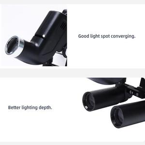 Venta caliente Lupa de gran aumento con faro médico 6X Lupa para Hospital Clínica Dental ENT Oftalmología Estomatología - Product Image 2