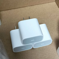 Adaptador de Corriente USB-C PD de 20W para EE. UU. y UE con Protección OTP y Carga Rápida, Cable USB-C L para iPhone 16 15 14 13 12 11