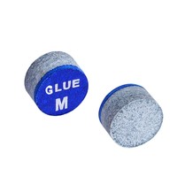 Embouts de queue de billard modernes en cuir bleu 11 mm, remplacement pour queue de billard