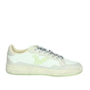 Sneakers pour femmes Victoria, blanc et vert, semelle épaisse, design VTR 1985 - Product Image 4