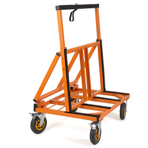 Troli rangka Transport portabel untuk keranjang rak kaca L lempengan batu marmer granit dan kaca - Product Image 1