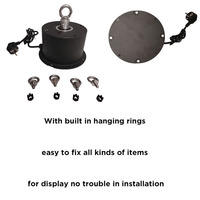 Plateau tournant de plafond robuste BKL 20CM, charge maximale 50KG, Plug & Play, rotation à 360° pour affichage, photographie, décoration de fêtes