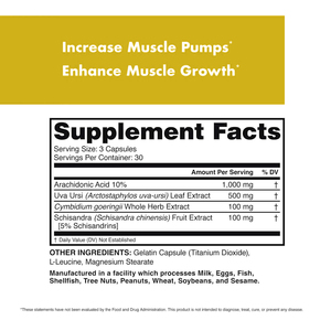 Suplemento Anabólico Avanzado para Hombres, Aumenta la Energía, el Crecimiento Muscular Magro y la Recuperación, 90 Cápsulas - Product Image 2