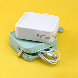 New Arrival Dual Purpose Silicone Cosmetic Bag Waterproof Coin <b>Purse</b> with Earphone Pouch Unisex Design - Product Image 4