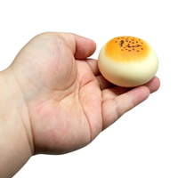Jouets Squishy en TPR de Haute Qualité en Forme de Jaune d'Œuf, Doux comme de la Pâte, Anti-Stress, à Presser pour Enfants et Adultes
