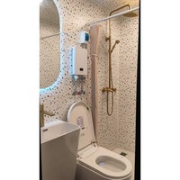 Cabine panoramique en verre de 10 pieds avec fenêtres du sol au plafond, structure en acier, étanche, préfabriquée pour hôtels et complexes hôteliers